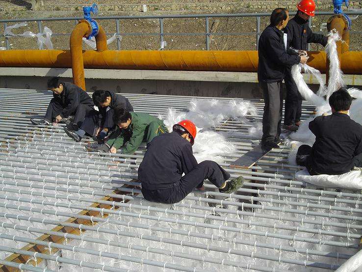 組合填料安裝現(xiàn)場(chǎng)